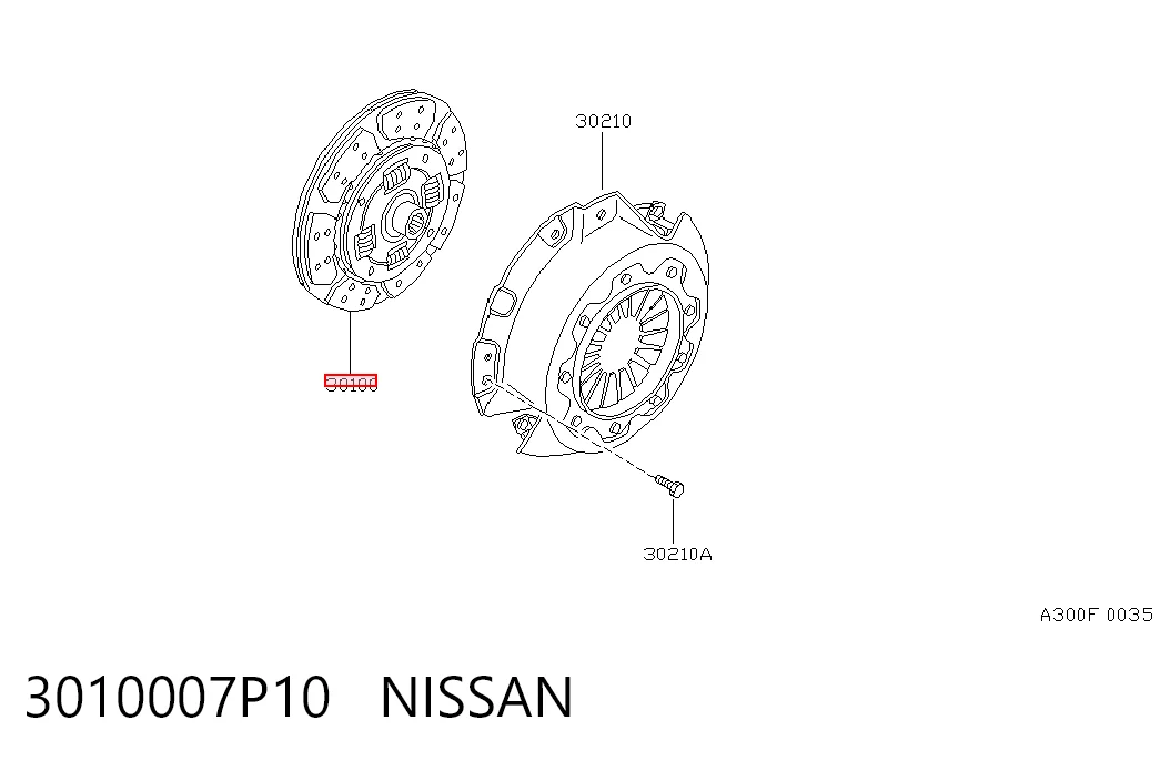  Disco de embrague Nissan Pathfinder 