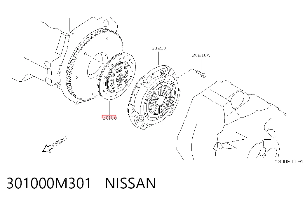  Disco de embrague Nissan Sunny 3