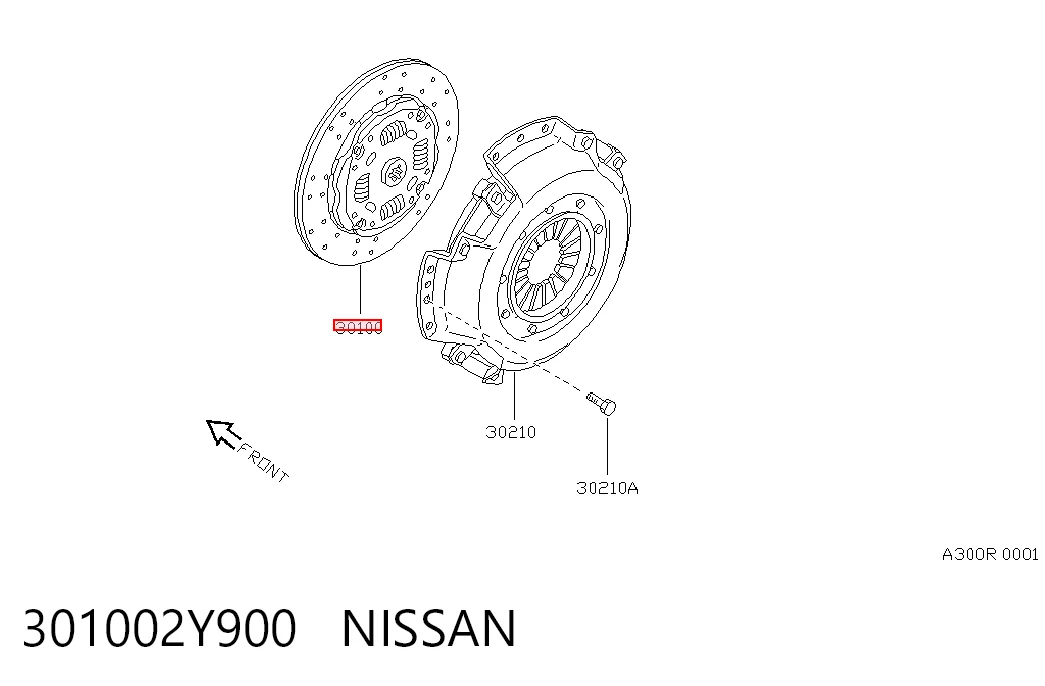 Embrague de disco Isuzu 8970360630