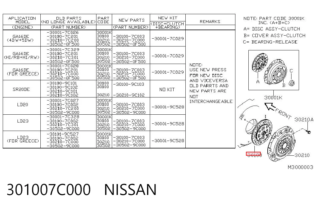 Comprar Disco de embrague Nissan Cabstar  TL, VL a bajo precio