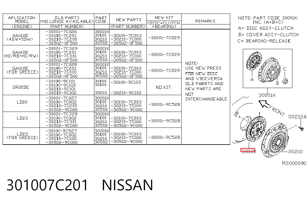 Comprar Disco de embrague Nissan Vanette  C23 a bajo precio