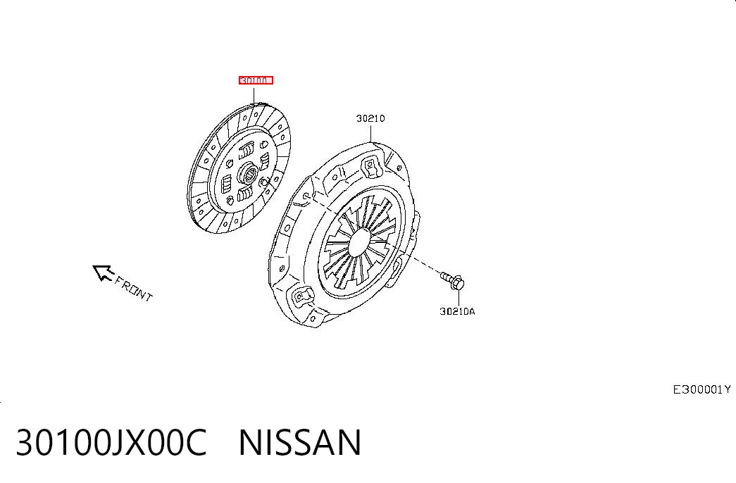 Embrague de disco Nissan JUKE JPN