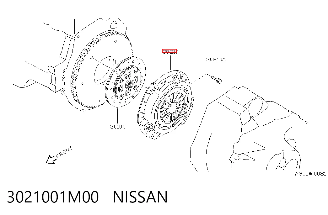 plato de presion del embrague funcion Nissan Vanette (1985-1994)