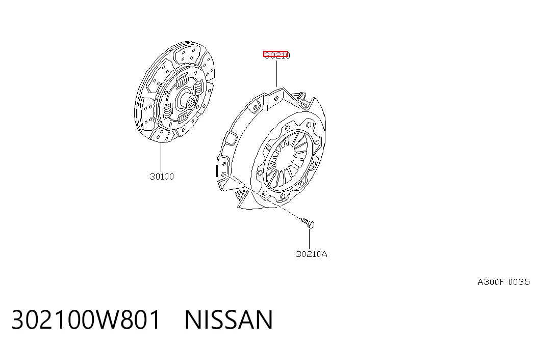  Plato de presión de embrague Nissan Terrano 1