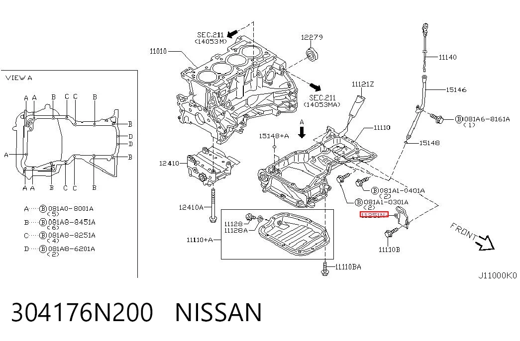304176N200 Nissan/Infiniti