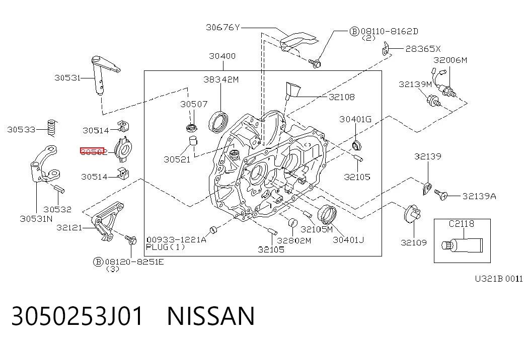  Cojinete de embrague Nissan Primera 
