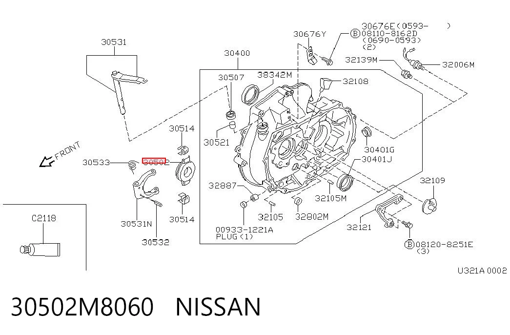 Cojinete embrague Nissan Sunny III (1990-2000)