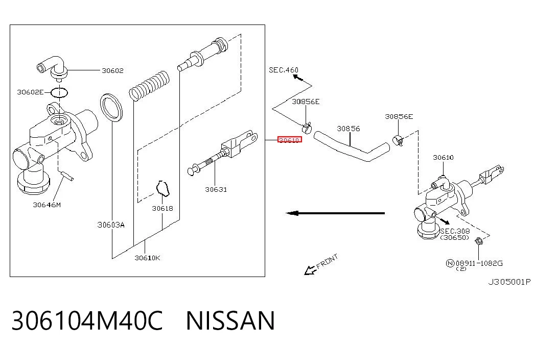 306104M40C Nissan/Infiniti