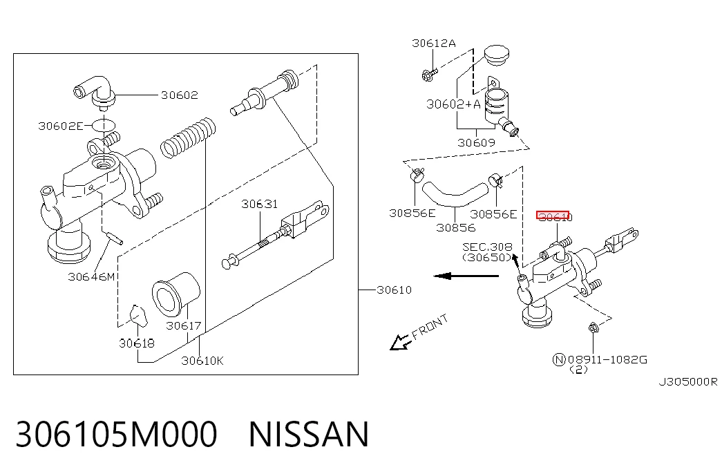 306105M000 Nissan/Infiniti