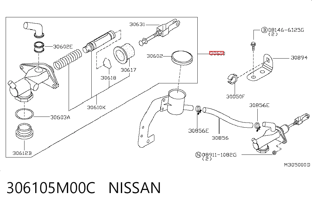 Cilindro de embrague Nissan X-Trail  desde 53,66 €