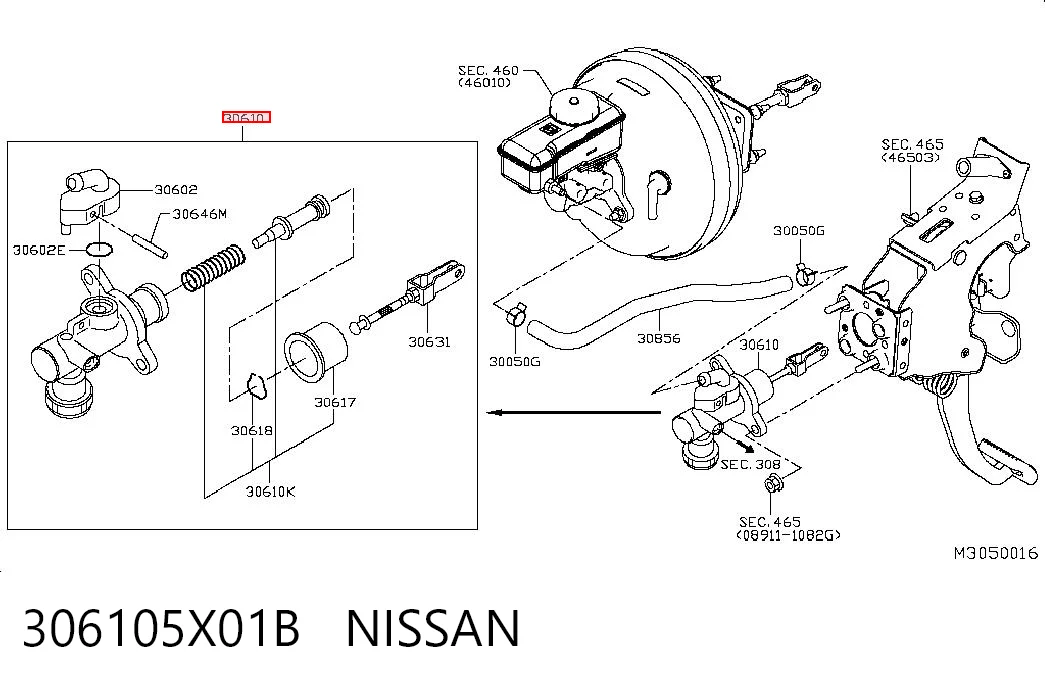 Comprar Cilindro maestro de embrague Navara D40