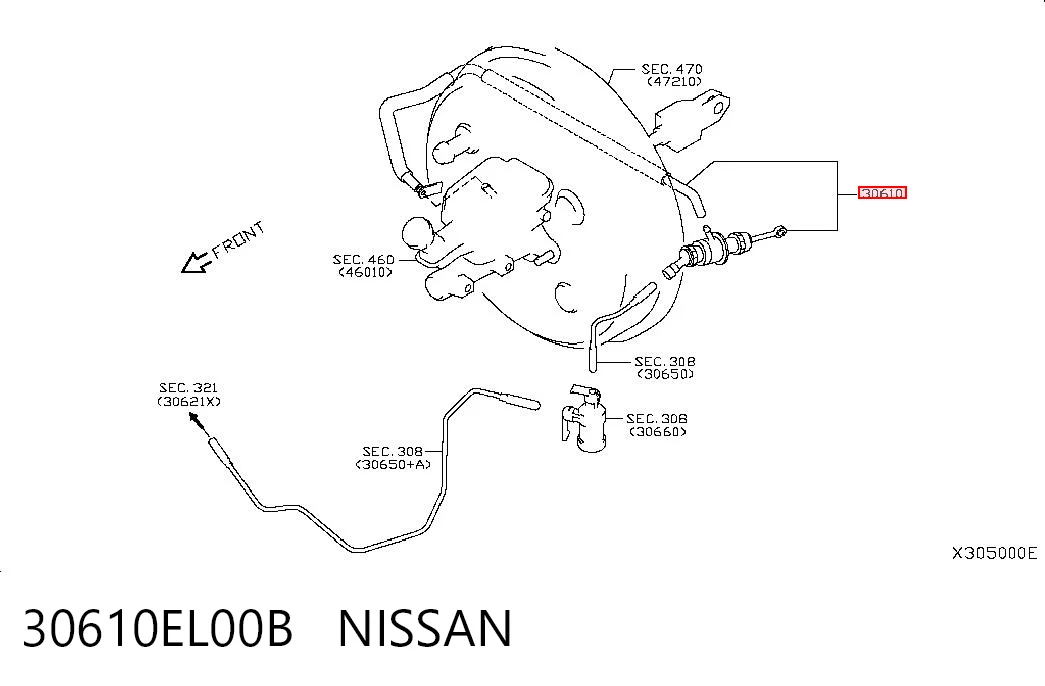 Bomba de embrague Nissan Tiida 