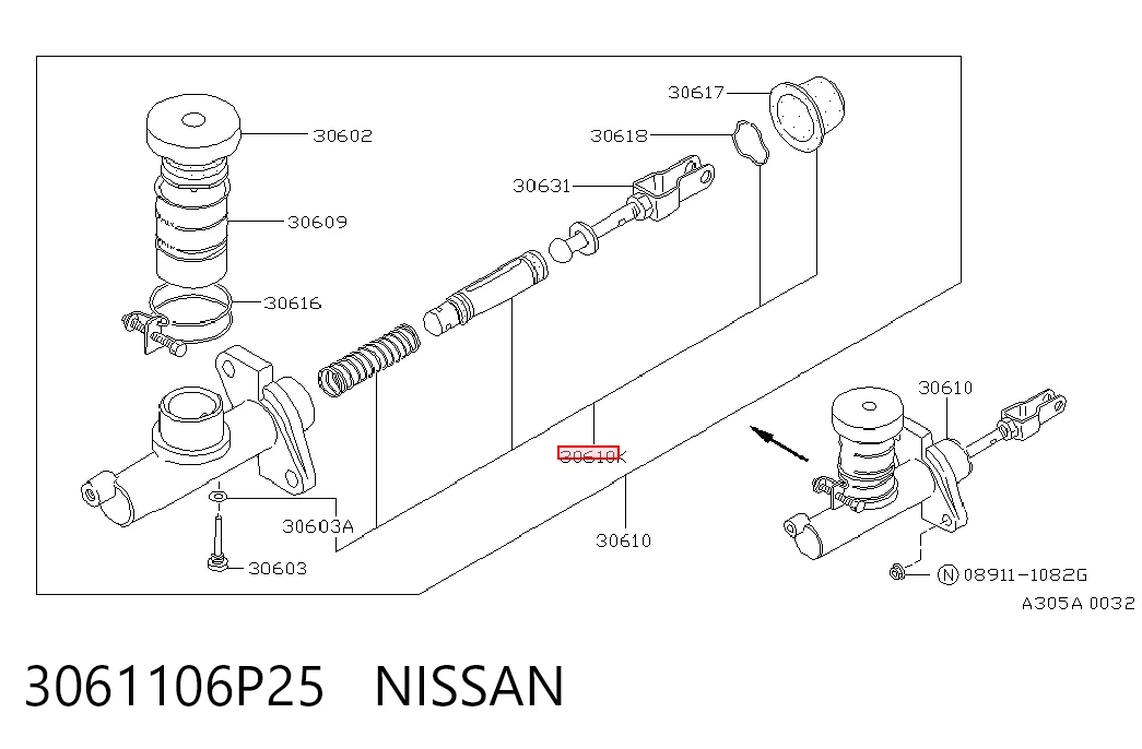 3061106P25 Nissan/Infiniti