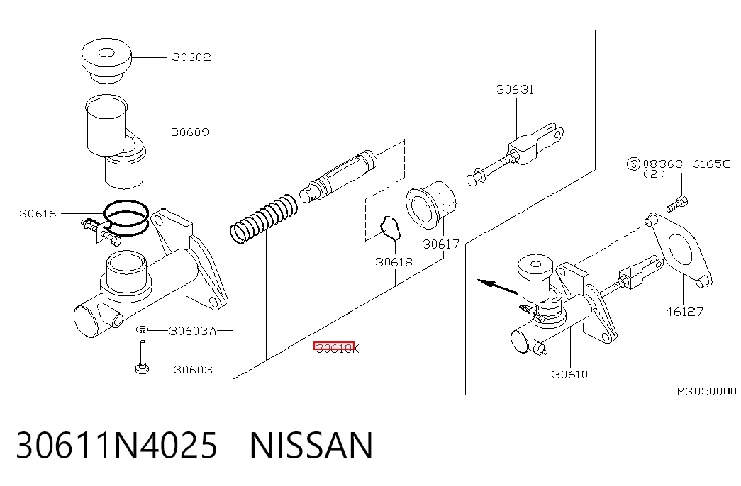 Comprar Juego de reparación cilindro maestro de embrague Nissan Terrano II R20