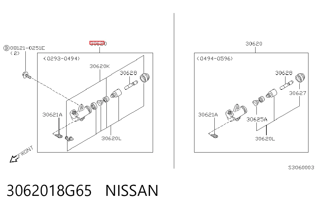  Bombin de embrague Nissan Terrano 1