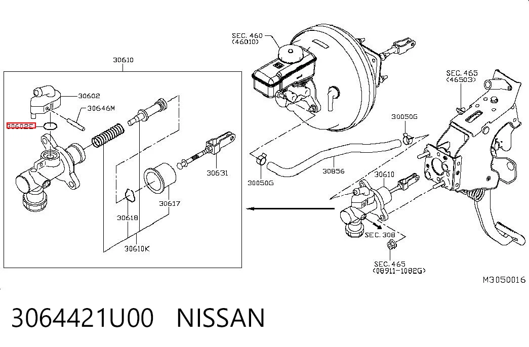 3064421U00 Nissan/Infiniti