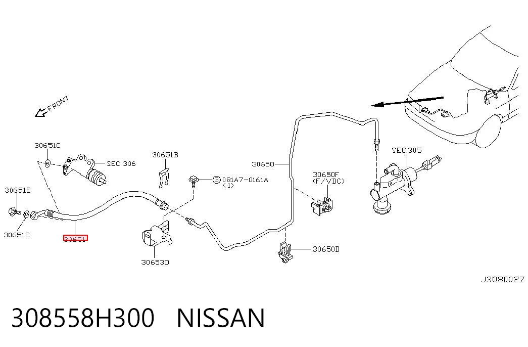 308558H300 Nissan/Infiniti