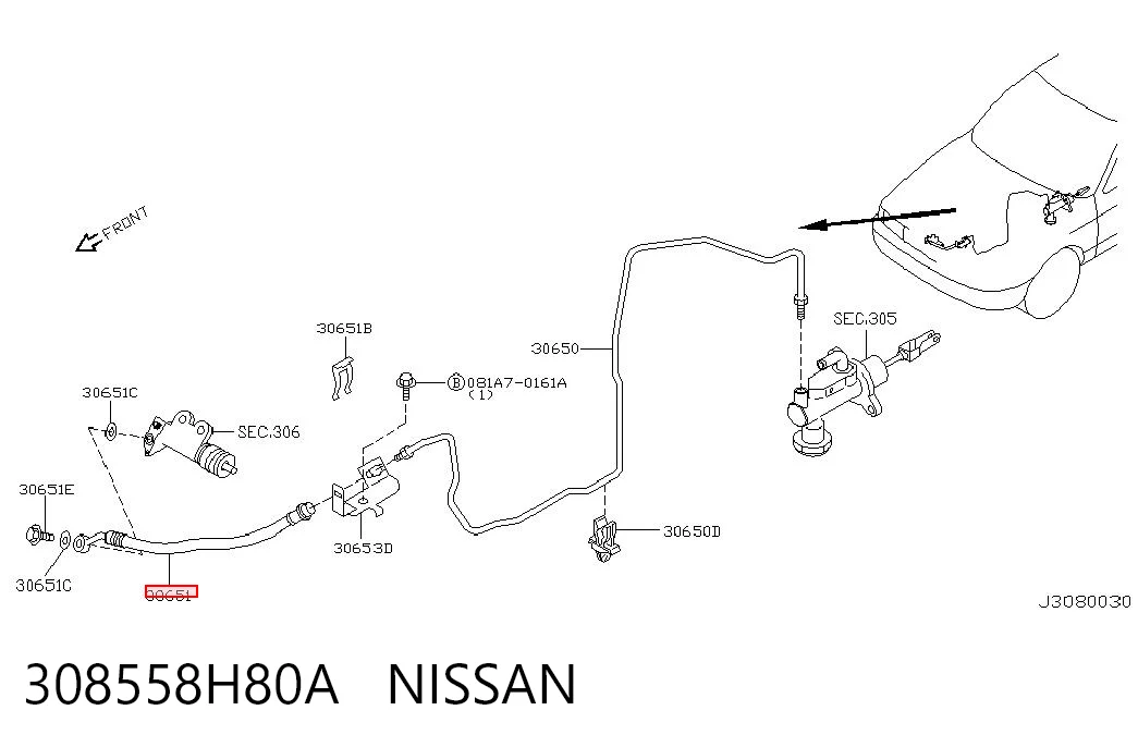 308558H80A Nissan/Infiniti