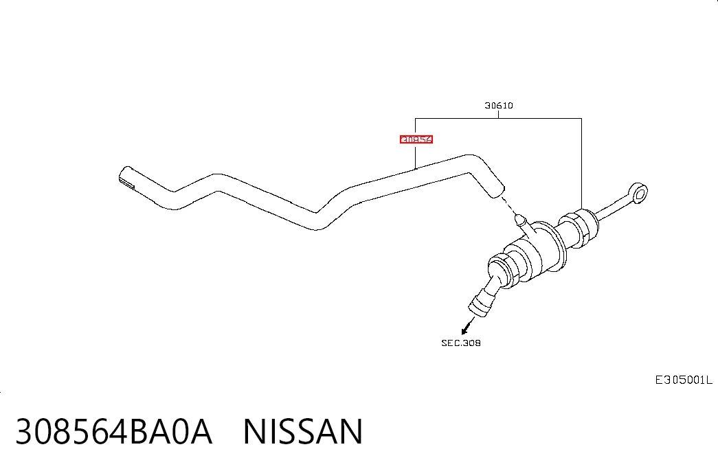 Comprar Manguera de embrague Nissan Qashqai II J11 a bajo precio