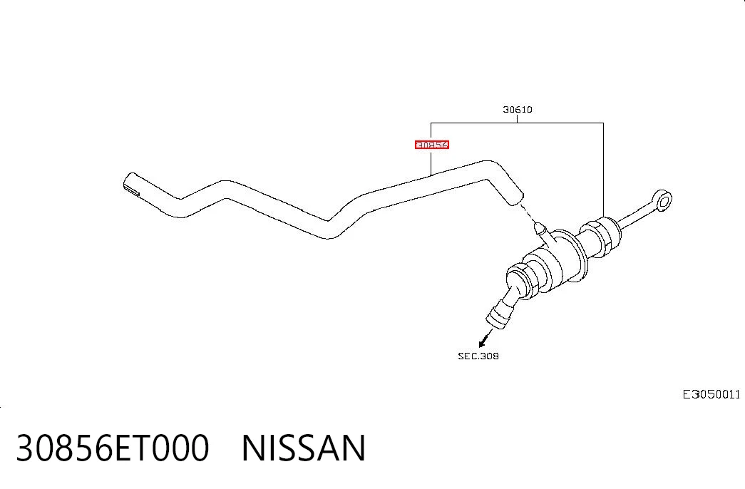 Comprar Manguera de embrague Nissan Qashqai I J10 a bajo precio