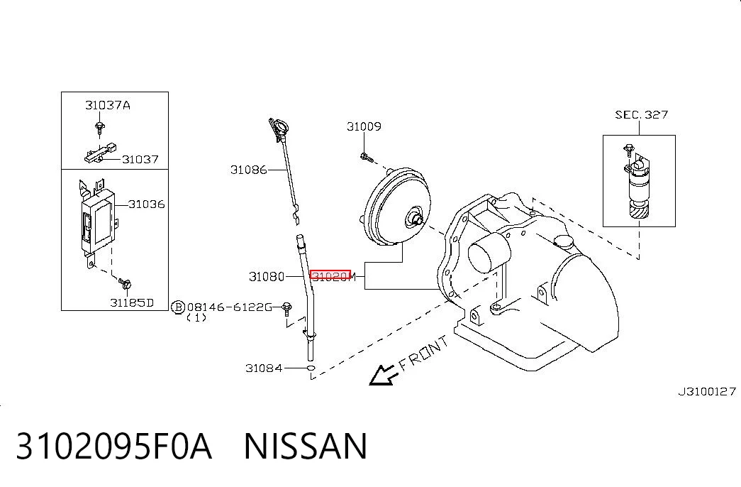 Comprar Transmisión automática ensamblada Nissan Almera B10RS a bajo precio
