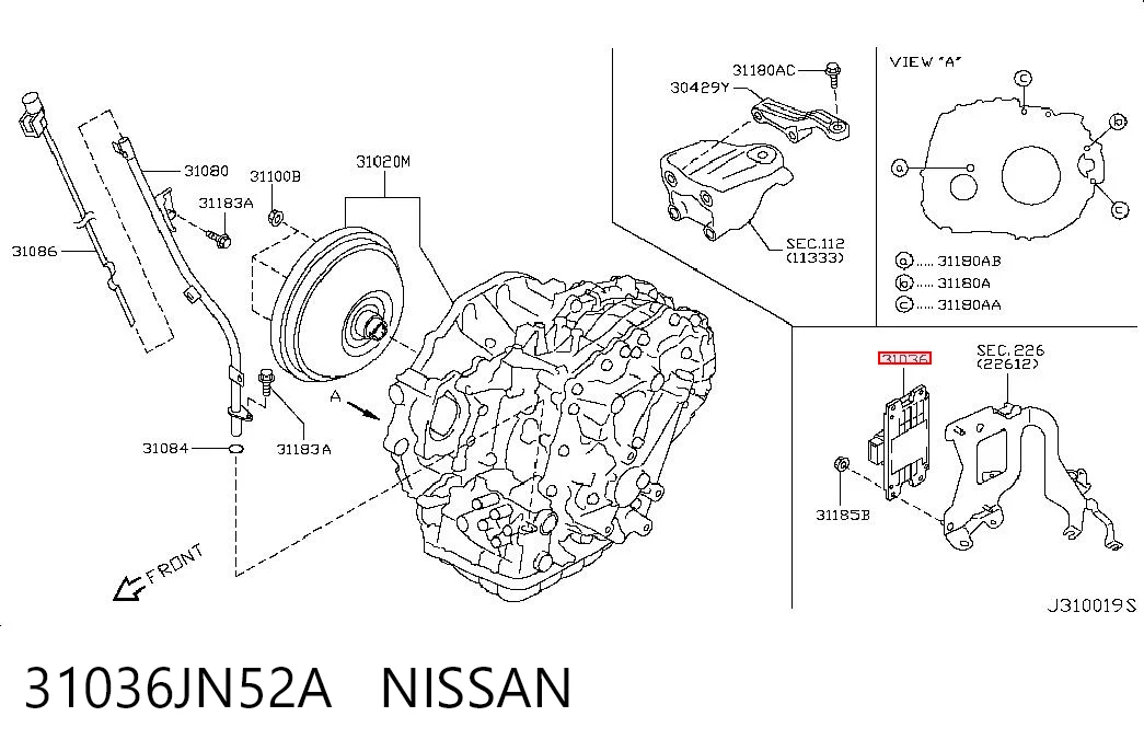 31036JN52A Nissan/Infiniti