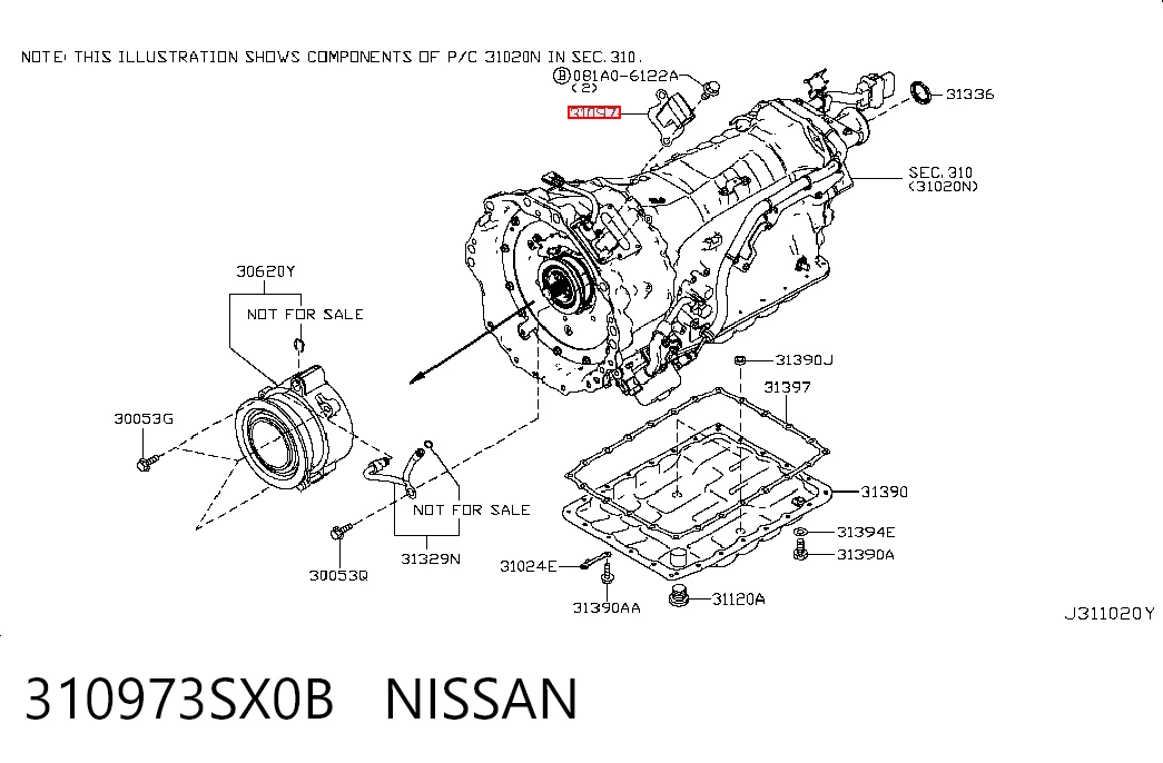 310973SX0B Nissan/Infiniti