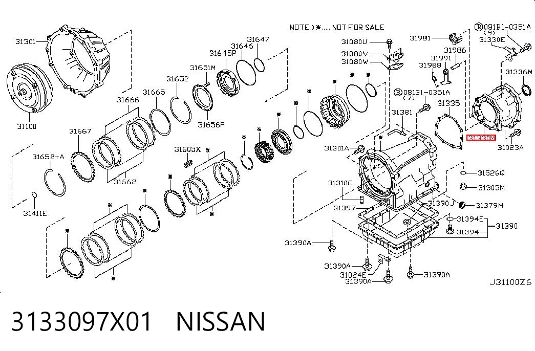 3133097X01 Nissan/Infiniti