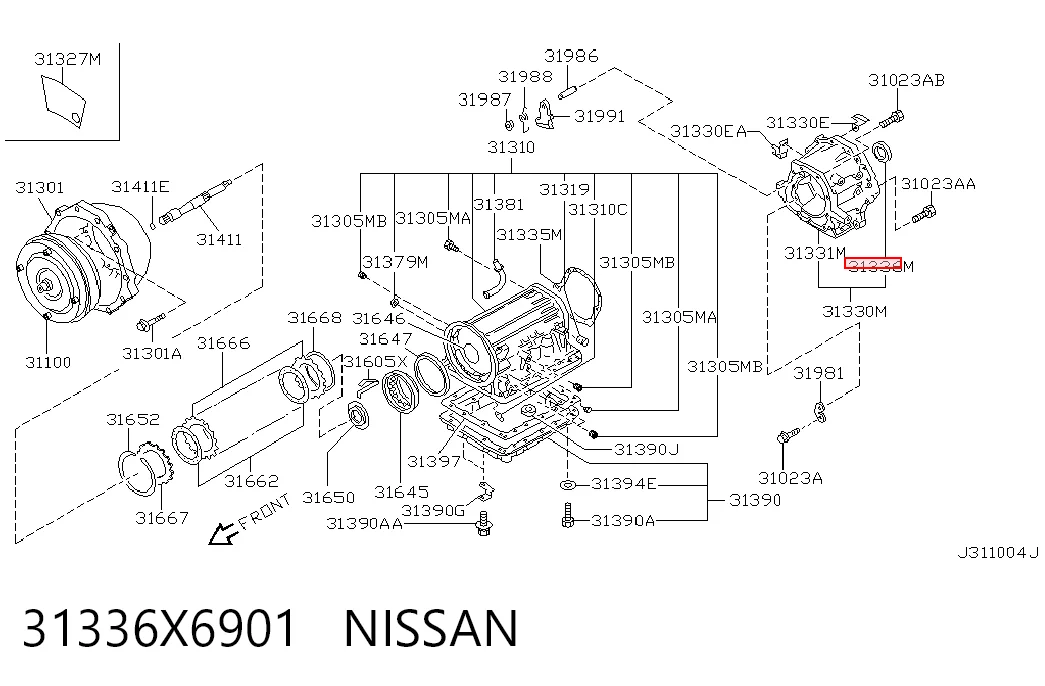 31336X6901 Nissan/Infiniti