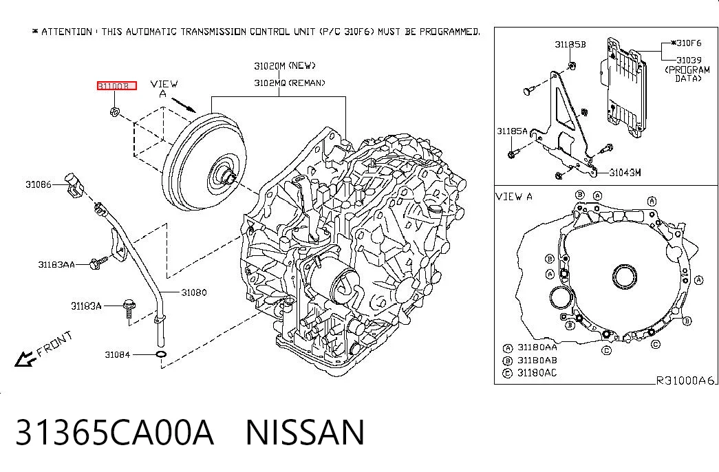 31365CA00A Nissan/Infiniti 