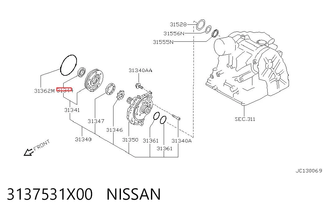 3137531X00 Nissan/Infiniti