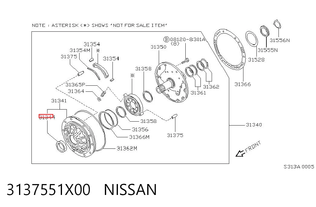 3137551X00 Nissan/Infiniti