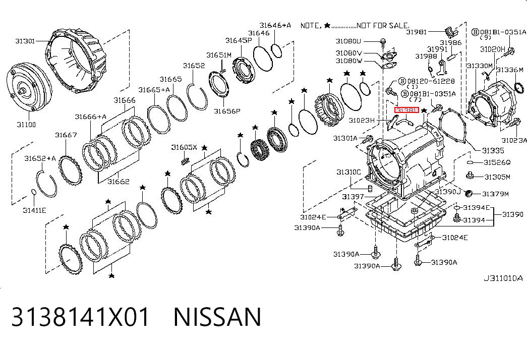 3138141X01 Nissan/Infiniti