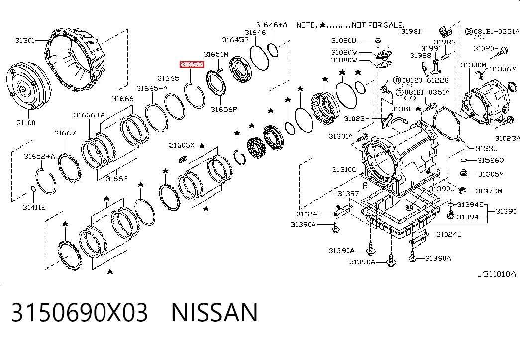 3150690X03 Nissan/Infiniti