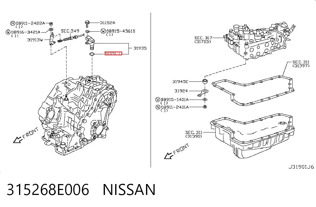315268E006 Nissan/Infiniti
