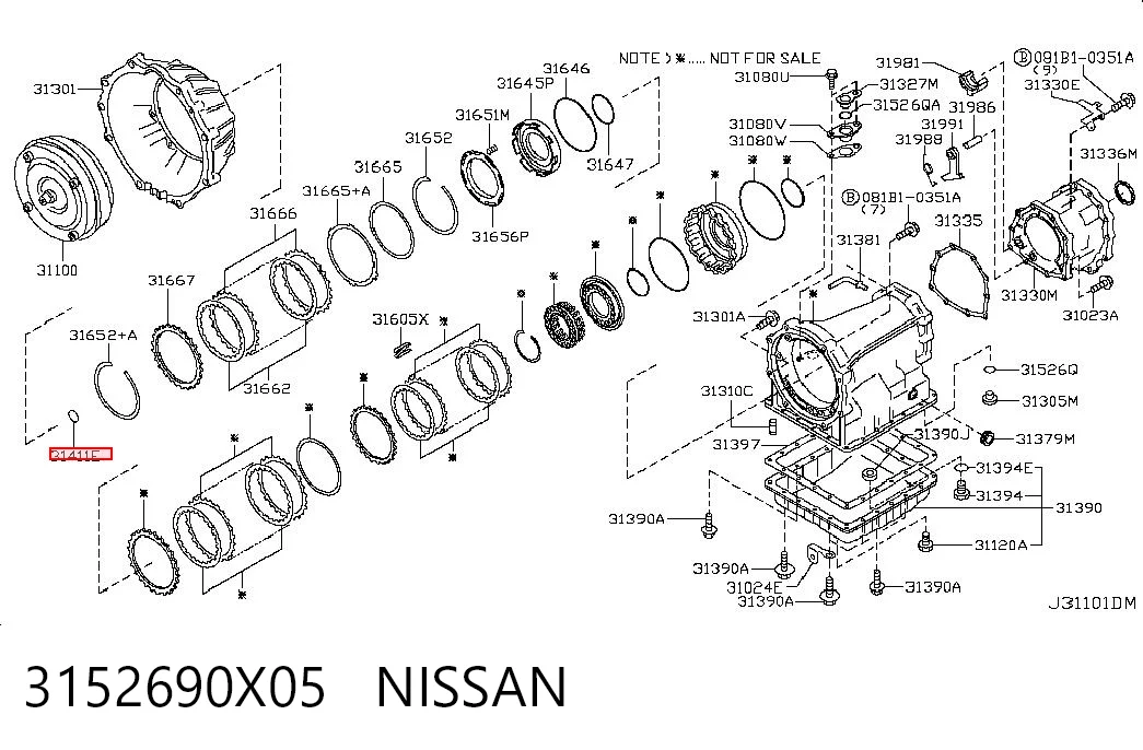 3152690X05 Nissan/Infiniti