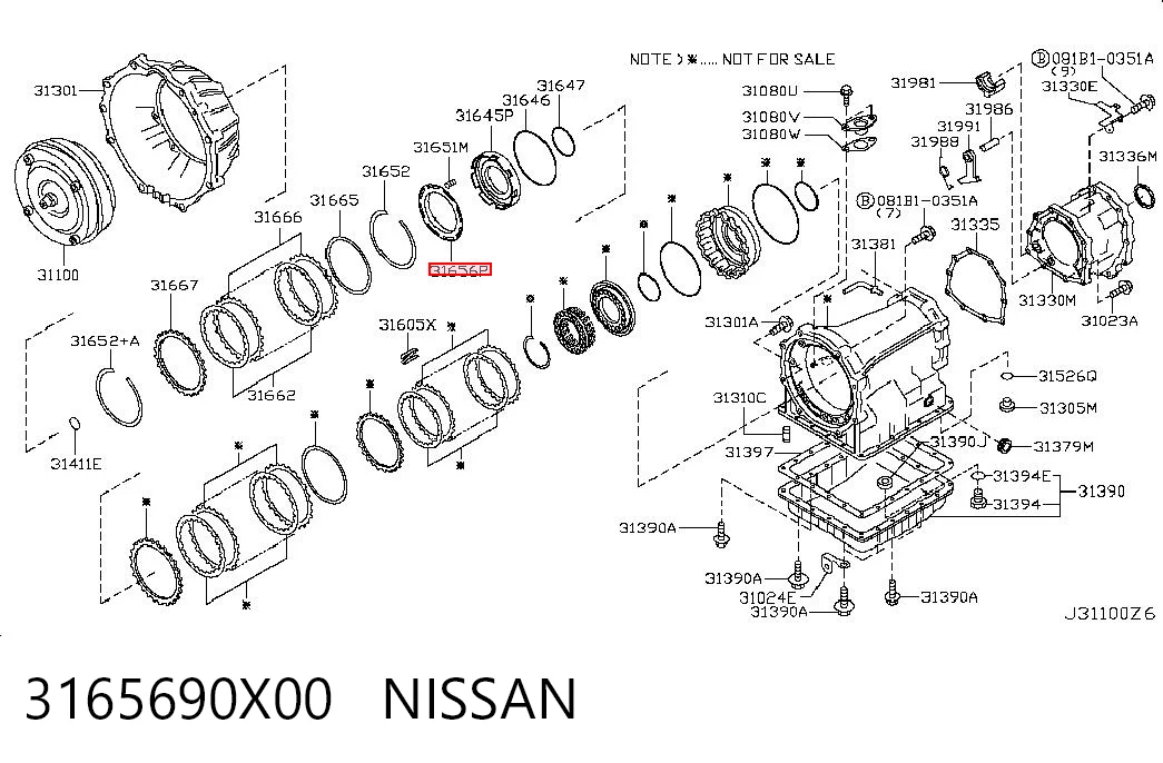 3165690X00 Nissan/Infiniti