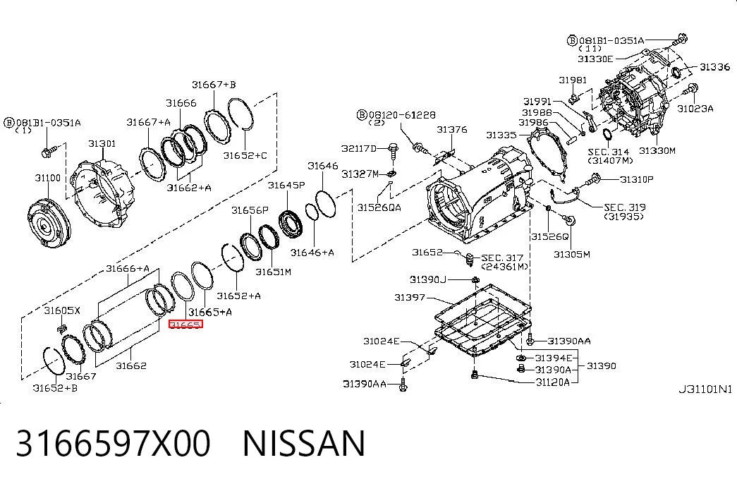 3166597X00 Nissan/Infiniti