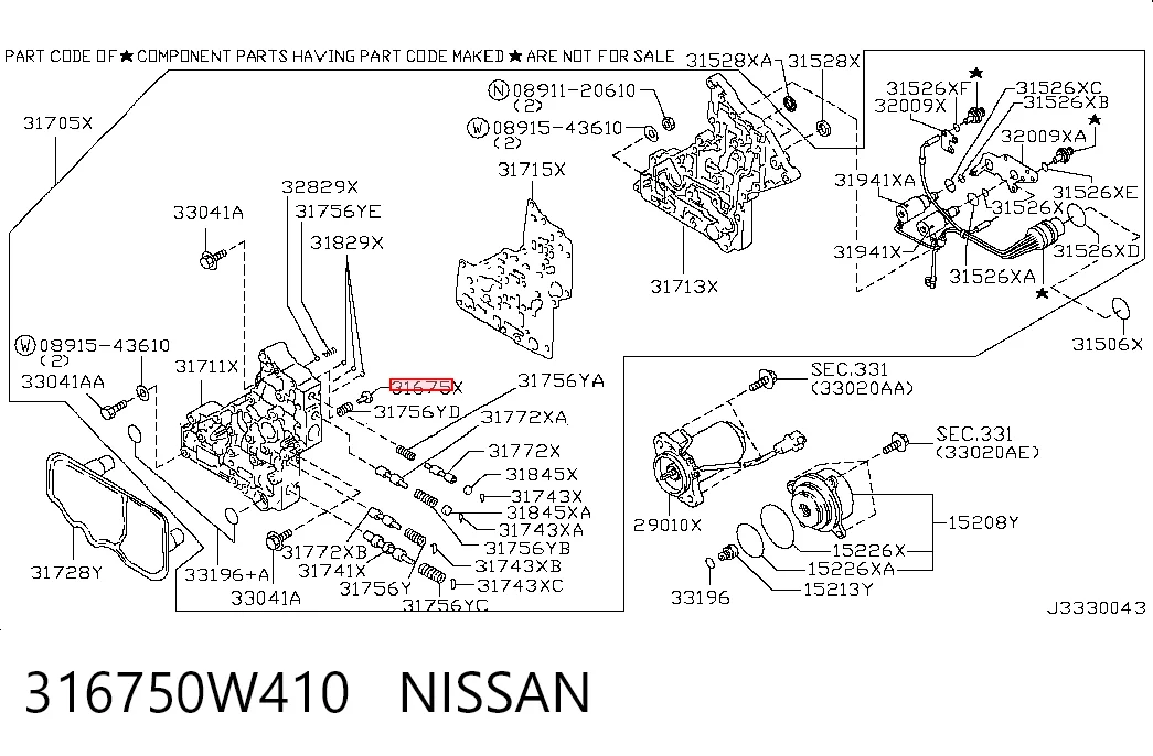 316750W410 Nissan/Infiniti