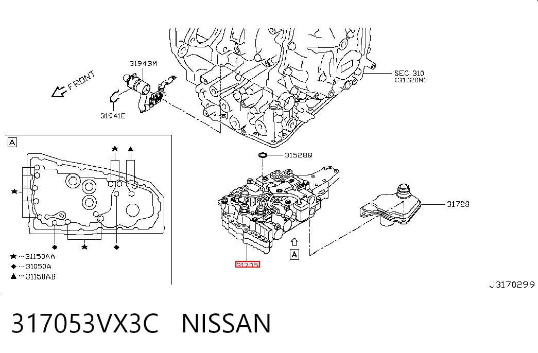 317053VX3C Nissan/Infiniti