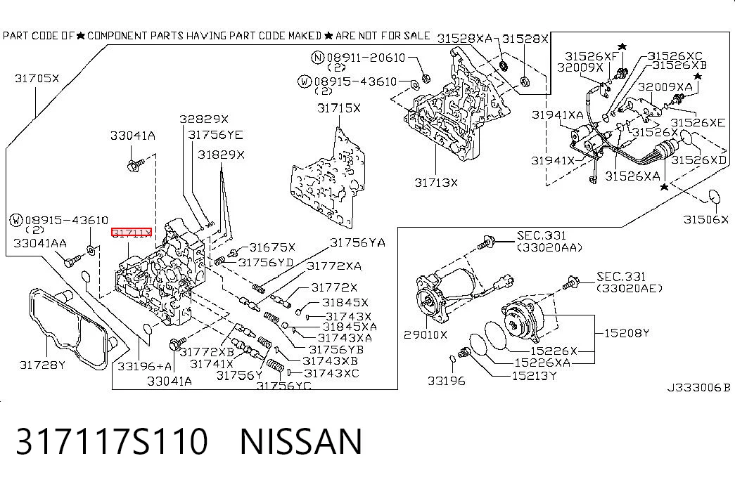 317117S110 Nissan/Infiniti