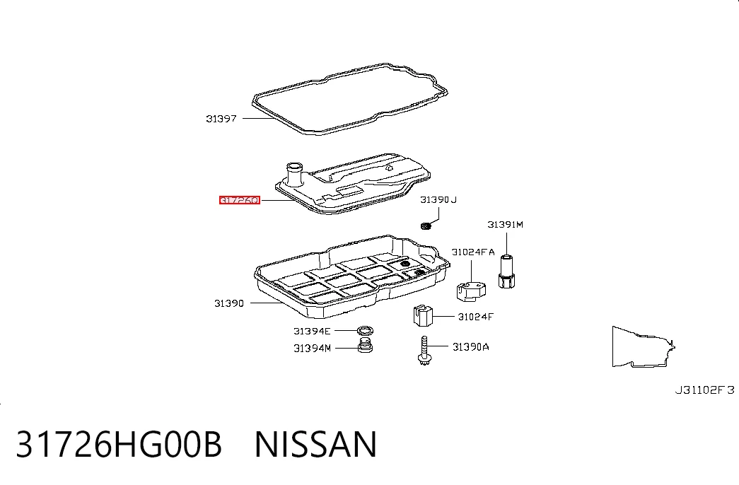 31726HG00B Nissan/Infiniti