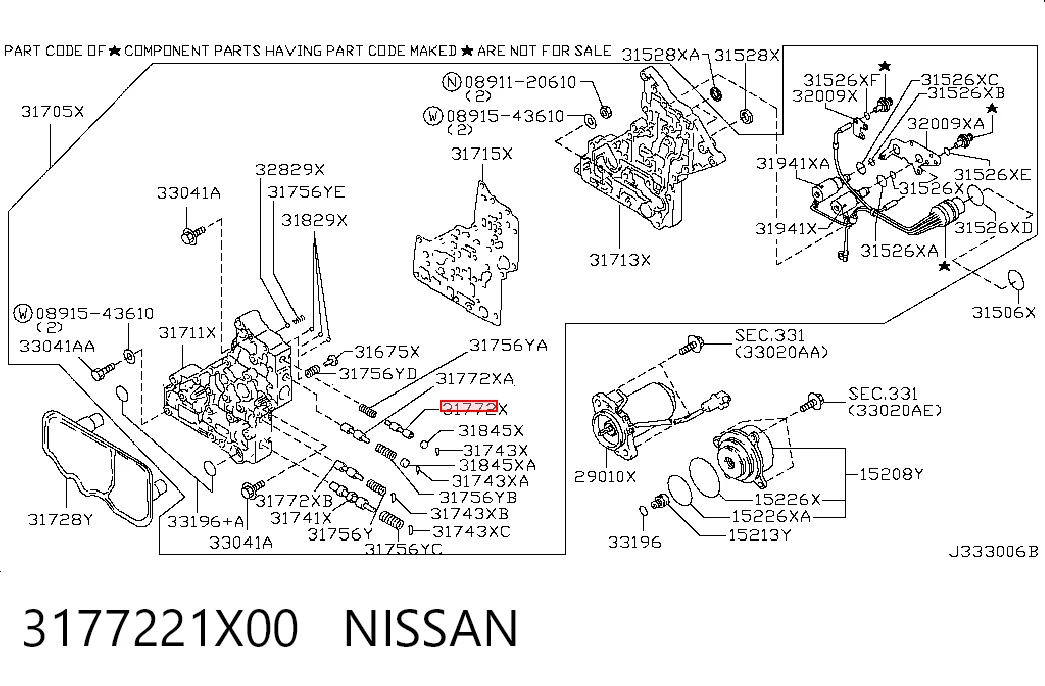 3177221X00 Nissan/Infiniti