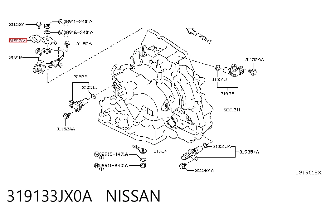 319133JX0A Nissan/Infiniti