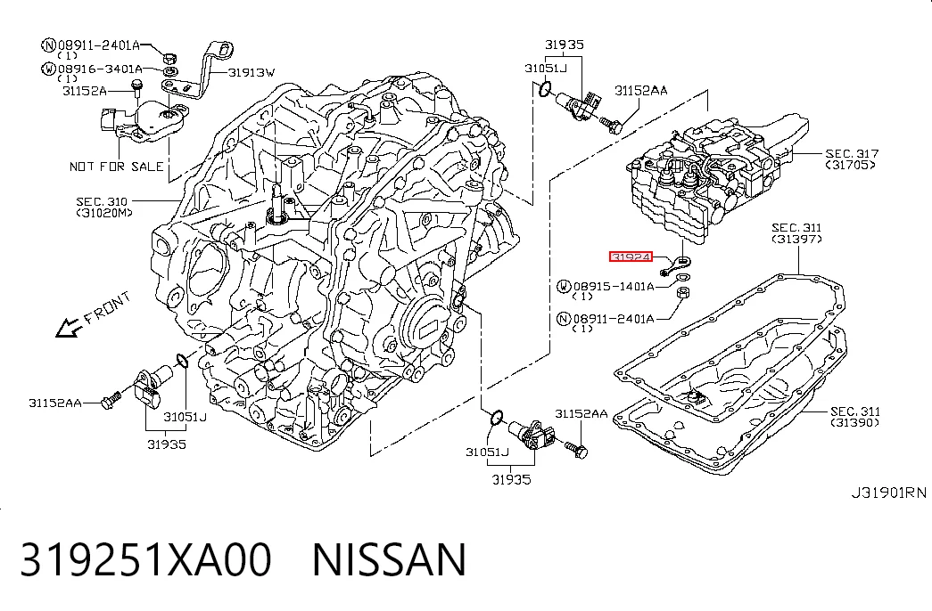 319251XA00 Nissan/Infiniti
