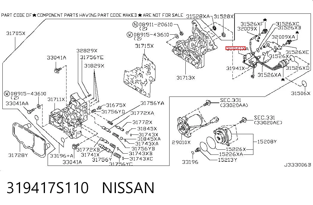 319417S110 Nissan/Infiniti