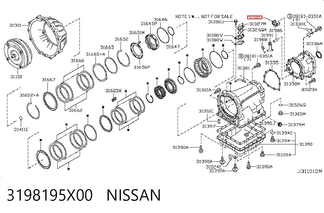 3198195X00 Nissan/Infiniti