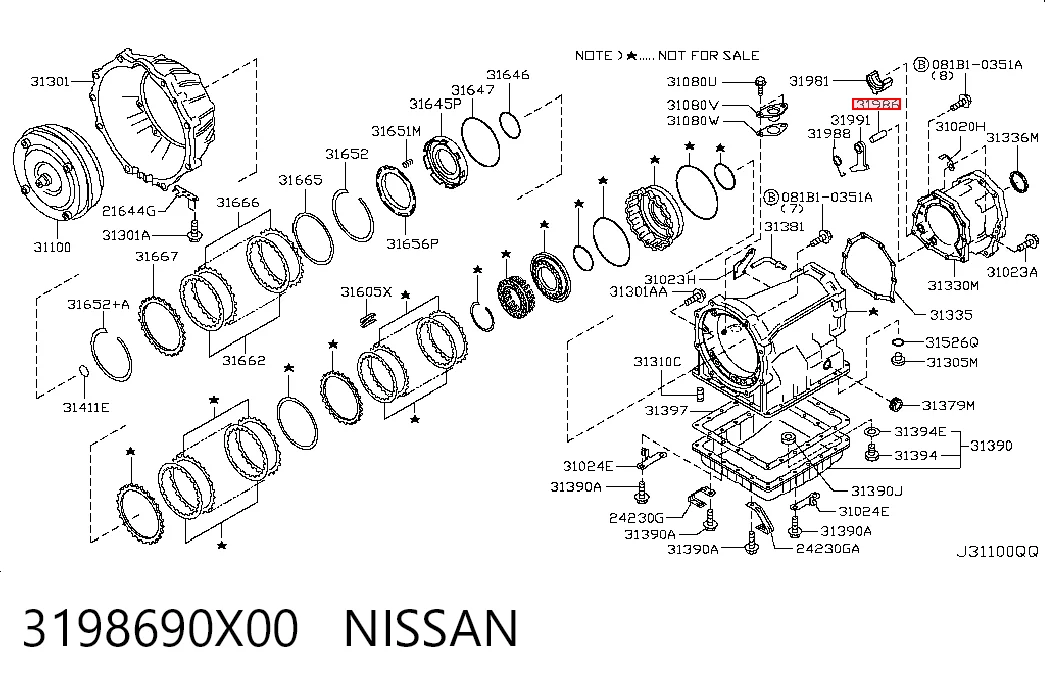 3198690X00 Nissan/Infiniti