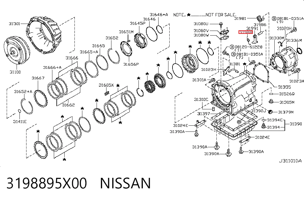 3198895X00 Nissan/Infiniti