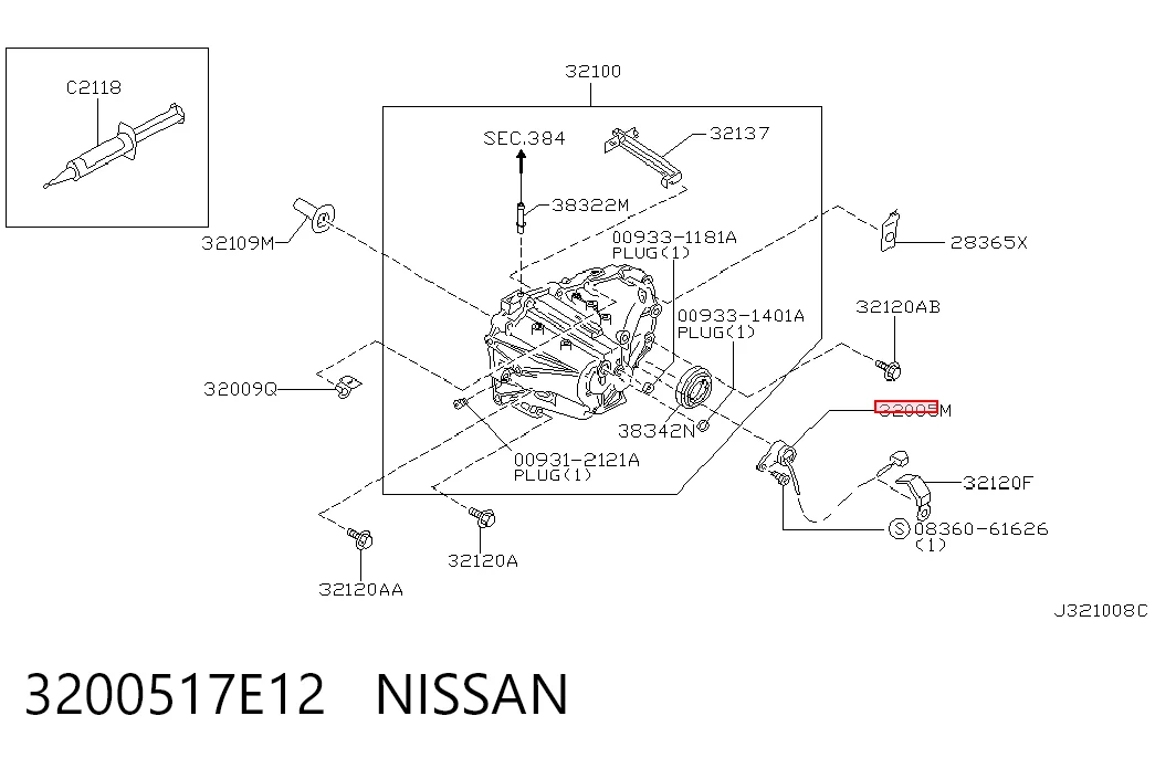 3200517E12 Nissan/Infiniti